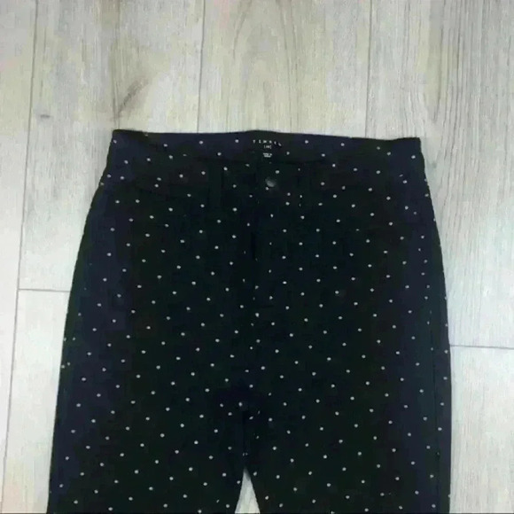 Tinsel Black Polka Dot Pants Size 28 - Picture 3 of 6